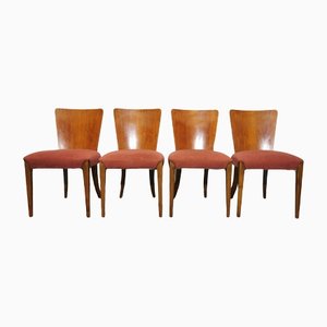 Art Deco Dining Chairs by Jindrich Halabala, Set of 4