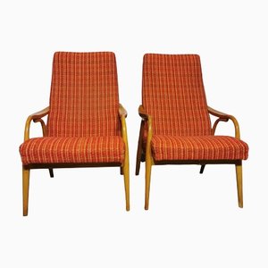 Set of Lounge Chairs by Antonin Suman for Ton