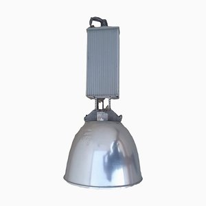 Mid-Century Industrial Holophane Ceiling Lamp
