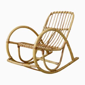 Rocking Chair en Rotin