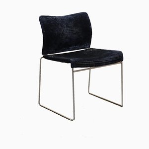 Sillón Jano de terciopelo de Simon Gavina, Italia, años 70