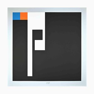 Bruno Munari, Negative-Positive, Original Screen Print, 1991