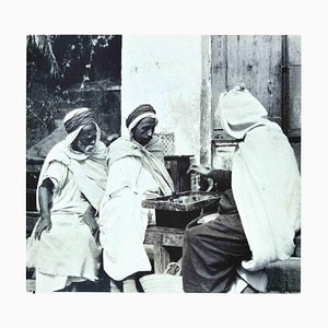 Bettino Craxi, Arab Game, Original Photolithograph, 1990s