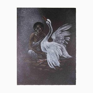 Bernadette Kelly, The Swan Song, Técnica mixta, años 80