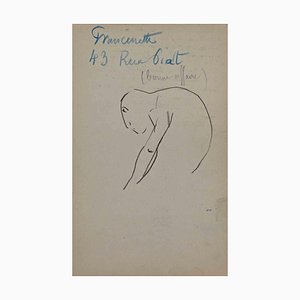 Pierre Georges Jeanniot, Figure, Original Drawing, Early 20th-Century