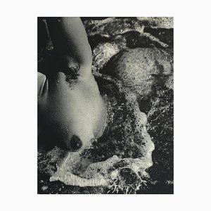 Lucien Clergue, estudio de desnudo femenino, 1968, fotograbado