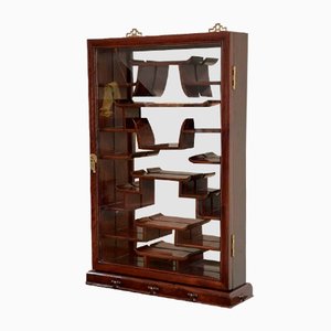 Chinese Hanging Wall Mount Display Cabinet