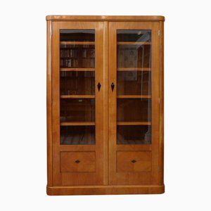 Bookcase in Hand Polished Cherry Wood, 1900s