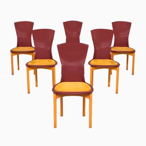 Dining Chairs by Francesco Binfare for Cassina, 1980s, Set of 6