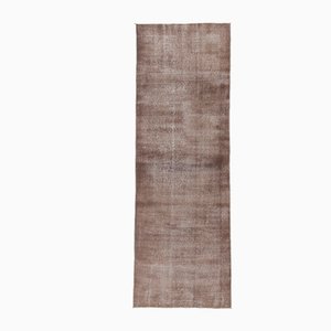 Tapis de Couloir Vintage en Marron