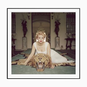 Slim Aarons, Beauty and the Beast, 1959, Colour Photograph, Framed