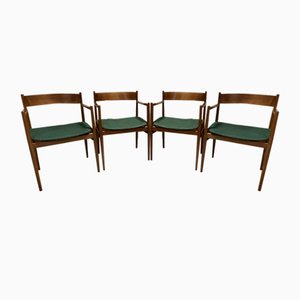 Model 107P Armchairs by Gianfranco Frattini for Cassina, Set of 4