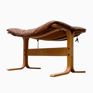 Norwegian Siesta Lounge Chair Ottoman by Ingmar Relling for Westnofa, 1960s