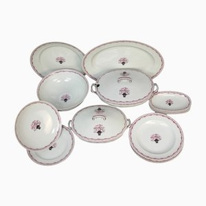 Art Deco Tableware by Charles Ahrenfeldt for Maitrise, Set of 52