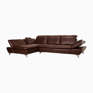Brown Leather Taoo Corner Sofa from Willi Schillig