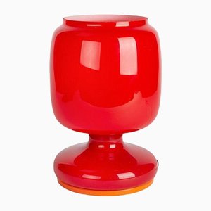 Table Lamp in Red Glass