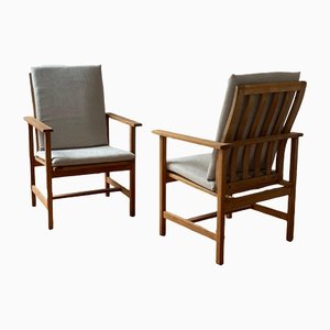 Set of Mid-Century Danish Type 2257 Easy Armchairs by Børge Mogensen for Fredericia