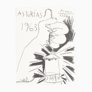 Pablo Picasso, Asturias, 1963, Lithographie