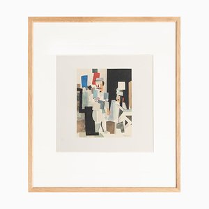 Roger De La Fresnaye, Scena militare, 1968, Litografia, Incorniciato