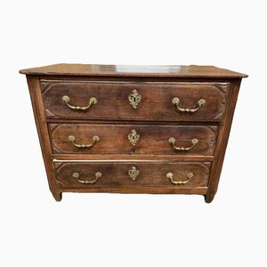 Antique French Chest of Drawers in Oak, 1740