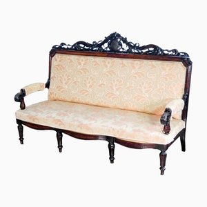 Italienisches Umbertine Sofa aus Nussholz Italien