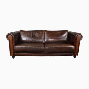 Three Seater Sofa in Sheepskin Leather