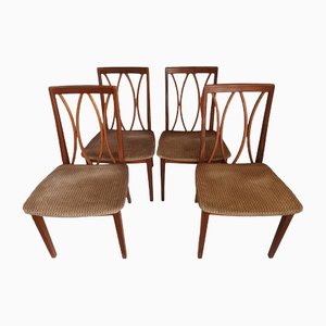 Mid-Century Dining Chairs in Teak from G Plan, Set of 4