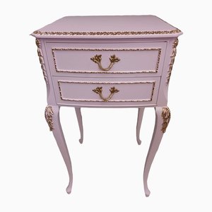 Vintage French Country Style Bedside Table