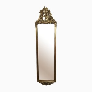Large French Louis Phillipe XVI Style Mirror with Gilt Frame