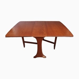 Mid-Century Dining Table with Drop Leaf in Teak from G Plan