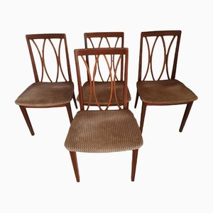 Mid-Century Dining Chairs in Teak from G Plan, Set of 4