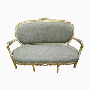 Antikes französisches Sofa im Louis XV Stil