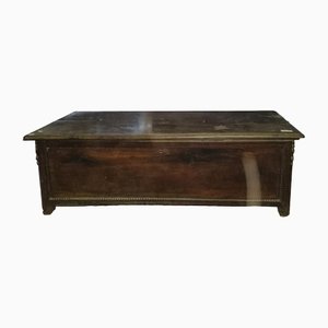 Antique Solid Walnut Chest, 1800s