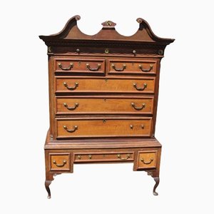 Oak Chest with 8 Drawers, 1900s