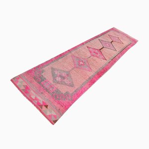 Tapis de Couloir Vintage en Laine