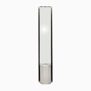 Italian Illuminable Free Standing Column Mirror, 1960s
