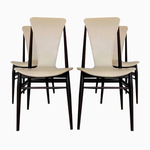 Dining Chairs in Rosewood by Inger Klingenberg for Fristho, 1959, Set of 4
