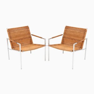 Mid-Century Modern Lounge Chairs Sz01 by Martin Visser for 't Spectrum, Set of 2