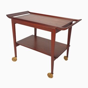 Italienischer Mid-Century Servierwagen aus Teak, 1960er