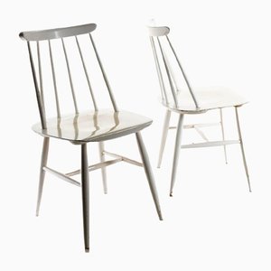 Vintage Scandinavian Model Fanett Chairs by Ilmari Tapiovaara for Edsby Verken, 1950s, Set of 2