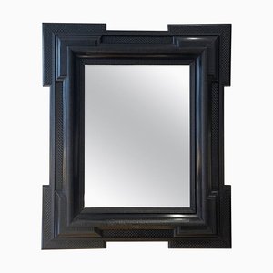 Ebonised Ripple Frame Mirror