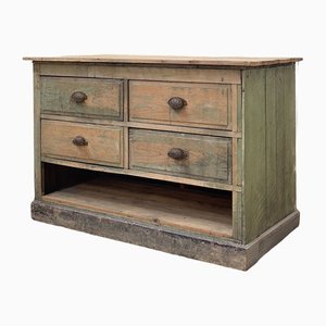 Antique Chest with Drawers in Wood
