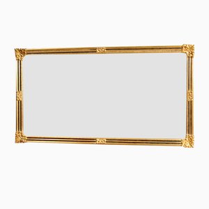 Französischer Spiegel mit goldenem Rahmen, 20. Jh