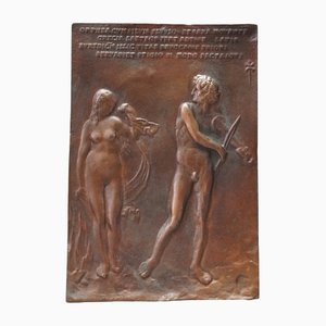 Bronzeguss Relief von Orpheus, 1964