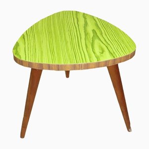 Bright Green Wood Look Flower Stools, 1960s