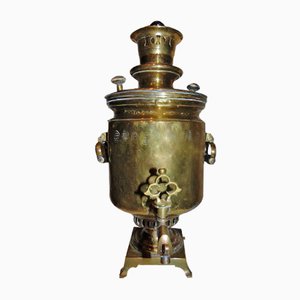 Samovar de latón de Tula