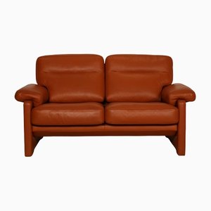 Brown Leather DS 70 Two-Seater Couch from De Sede