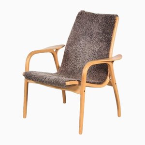 Swedish Lamino Lowback Chair by Yngve Ekström for Svedese, 1960s