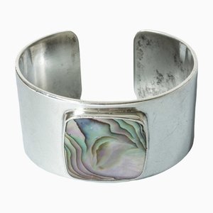 Silver and Mother of Pearl Cuff by Palle Bisgaard