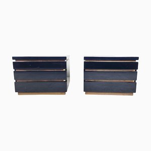 Small Chest of Drawers by Jean Claude Mahey, 1970s, Set of 2